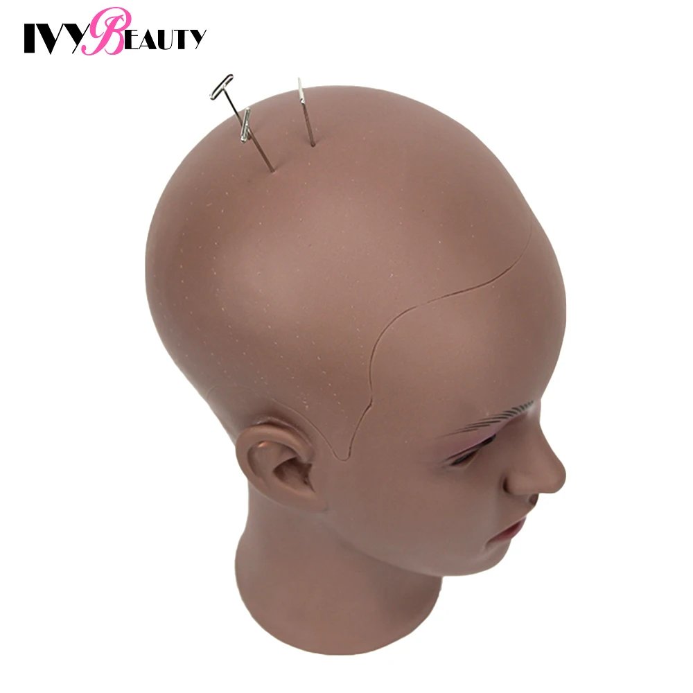 Hot Selling Female Mannequin Head With Wig Stand Clamp For Makeup Practice Cosmetology Manikin Head For Wig Hat Display 51Cm