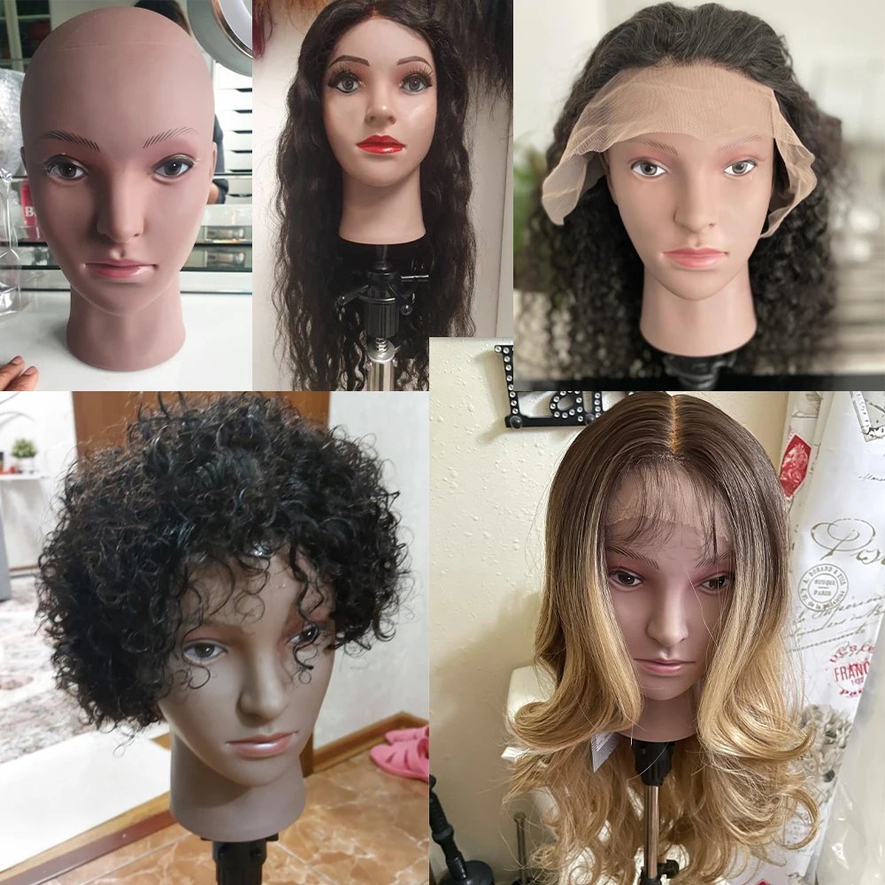 Hot Selling Female Mannequin Head With Wig Stand Clamp For Makeup Practice Cosmetology Manikin Head For Wig Hat Display 51Cm