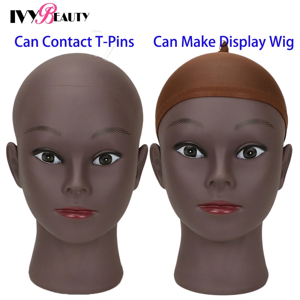 Hot Selling Female Mannequin Head With Wig Stand Clamp For Makeup Practice Cosmetology Manikin Head For Wig Hat Display 51Cm