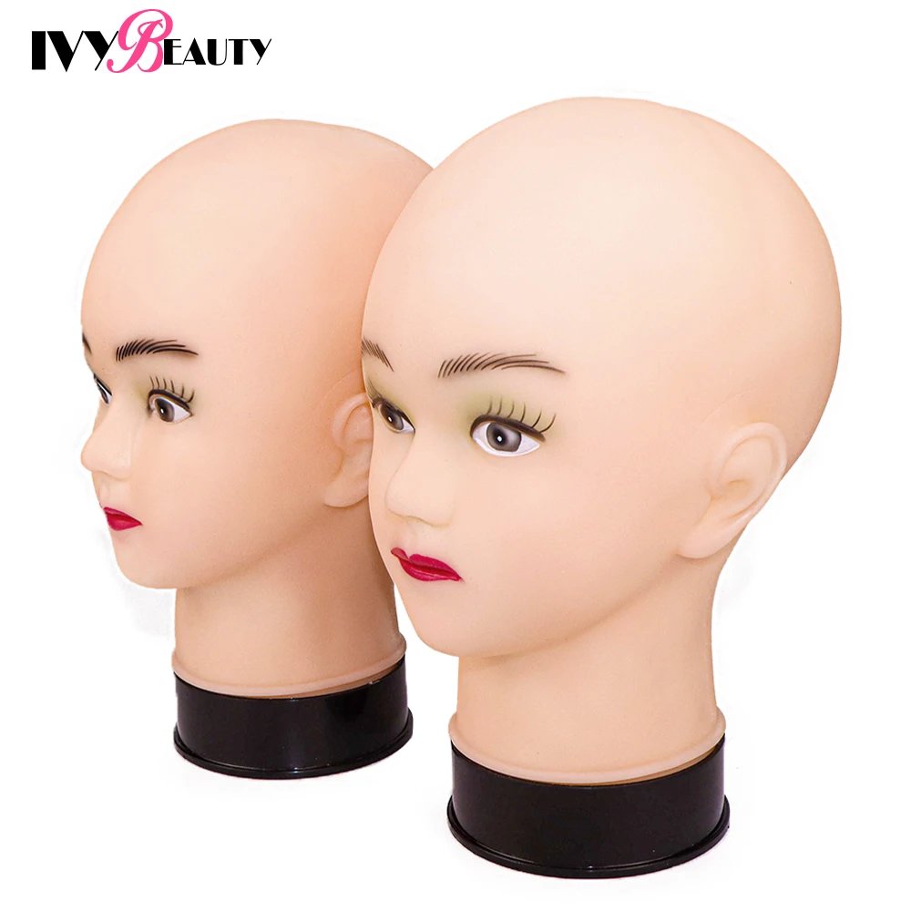Hot Selling Female Mannequin Head With Wig Stand Clamp For Makeup Practice Cosmetology Manikin Head For Wig Hat Display 51Cm