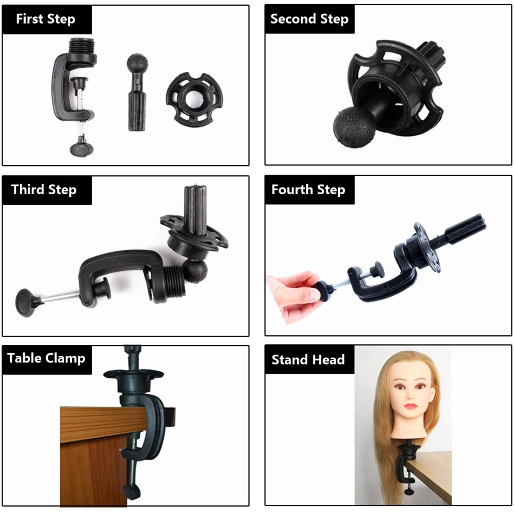 Hot Selling Female Mannequin Head With Wig Stand Clamp For Makeup Practice Cosmetology Manikin Head For Wig Hat Display 51Cm