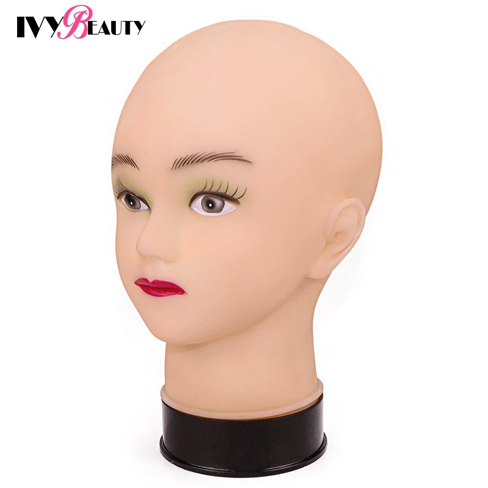 Hot Selling Female Mannequin Head With Wig Stand Clamp For Makeup Practice Cosmetology Manikin Head For Wig Hat Display 51Cm