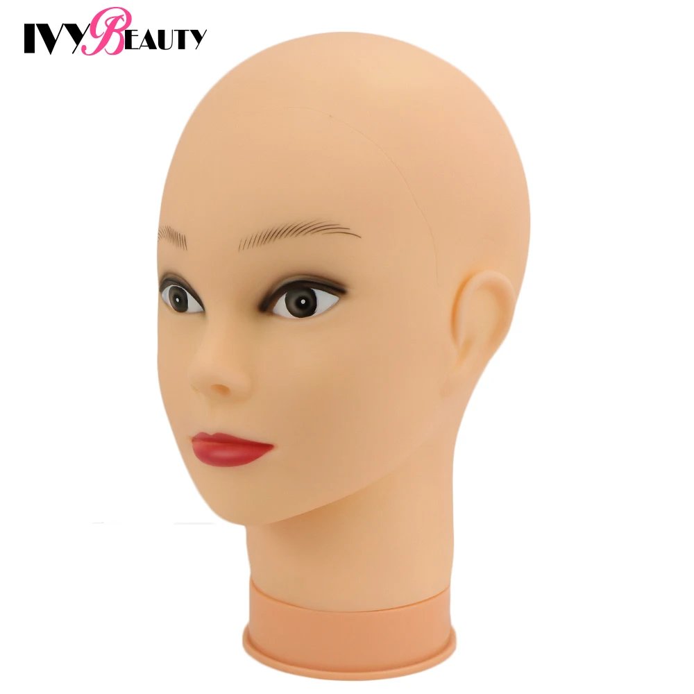 Hot Selling Female Mannequin Head With Wig Stand Clamp For Makeup Practice Cosmetology Manikin Head For Wig Hat Display 51Cm