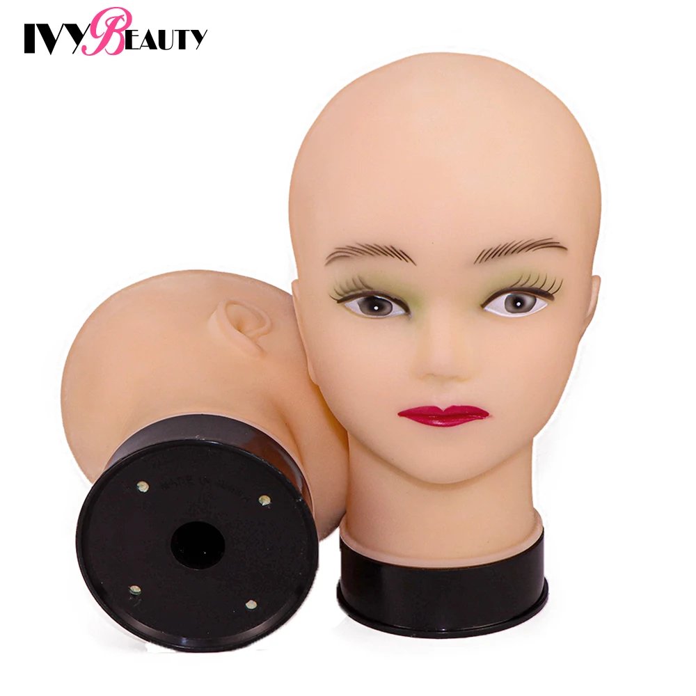 Hot Selling Female Mannequin Head With Wig Stand Clamp For Makeup Practice Cosmetology Manikin Head For Wig Hat Display 51Cm