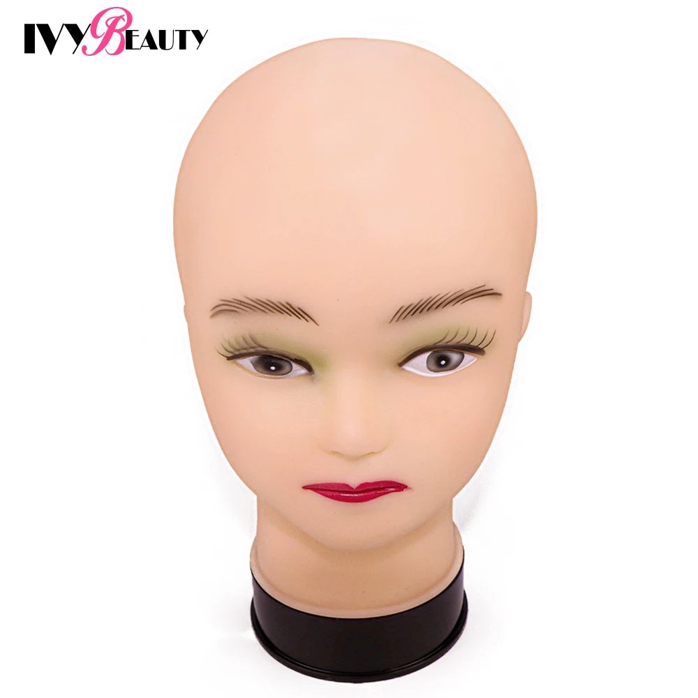 Hot Selling Female Mannequin Head With Wig Stand Clamp For Makeup Practice Cosmetology Manikin Head For Wig Hat Display 51Cm