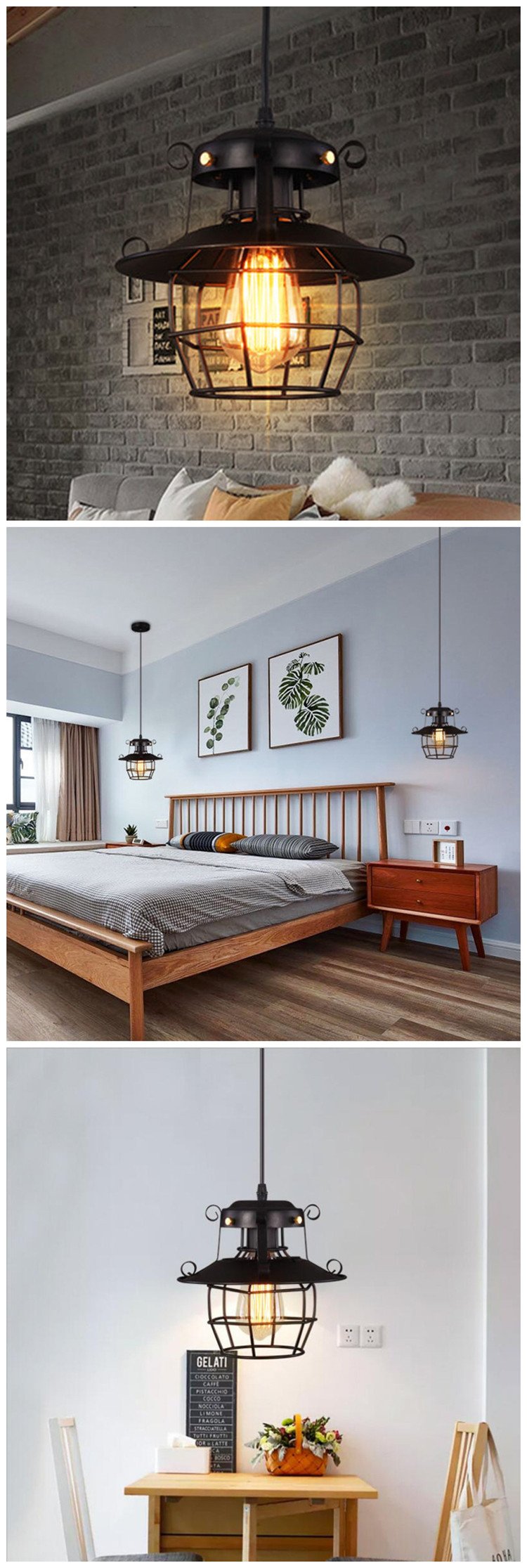 Industrial Restaurant Chandelier Retro Nostalgic Creative Bar Aisle Corridor Hanging Lamps Dining Bedroom Pendant Light Industrial Restaurant Chandelier Retro Nostalgic Creative Bar Aisle Corridor Hanging Lamps Dining Bedroom Pendant Light