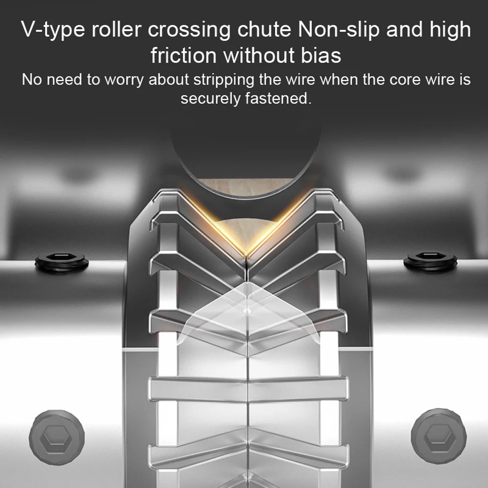 Wire Stripper Manual Wire Stripping Tool 1-25mm Cable Electric Peeling Machine Hand Crank Support Use with Hand Electric Drill