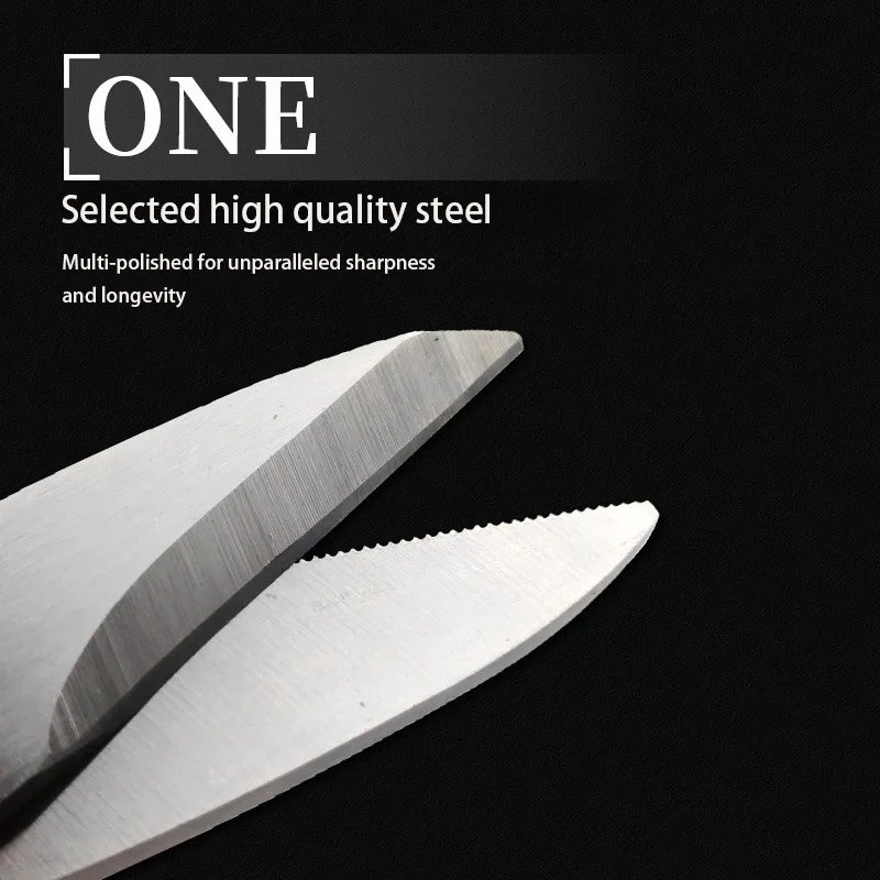 New High Carbon Steel Scissors Household Shears Tools Electrician Scissors Stripping Wire Cut Tools for Fabrics, Paper and Cable