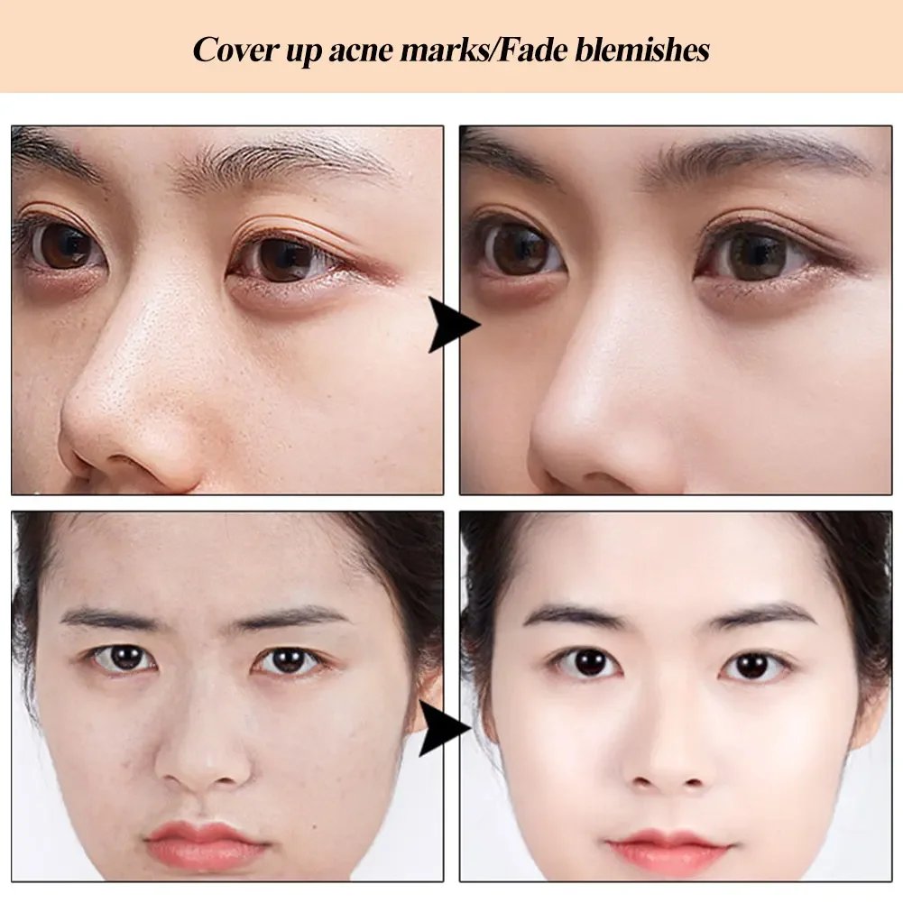 CC Cream Magic Foundation Mushroom Head Air Cushion Waterproof Brighten Foundation Cream Women Base Makeup Face Korean Cosmetics