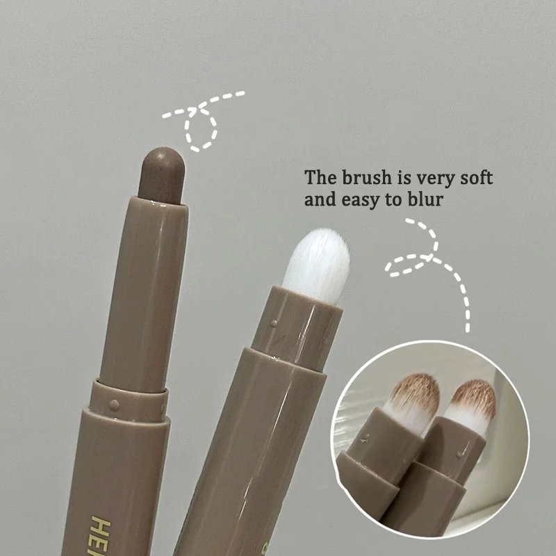 Nose Shadow Bronzers Contouring Makeup Pen Natural Grey Brown Three-dimensional Face Matte Shadow Cream Contour With Brush Nose Shadow Bronzers Contouring Makeup Pen Natural Grey Brown Three-dimensional Face Matte Shadow Cream Contour With Brush