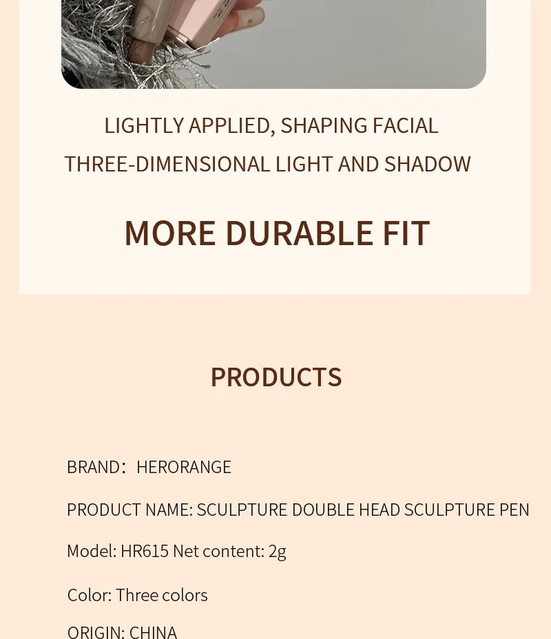 Nose Shadow Bronzers Contouring Makeup Pen Natural Grey Brown Three-dimensional Face Matte Shadow Cream Contour With Brush Nose Shadow Bronzers Contouring Makeup Pen Natural Grey Brown Three-dimensional Face Matte Shadow Cream Contour With Brush