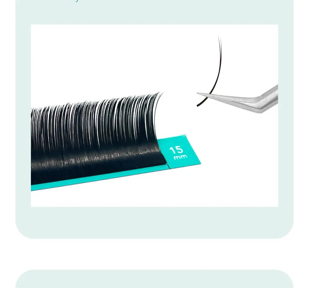 DIYDAY Flat Individual lash Extension 0.15 0.20 Split Tips Super Softer Eyelash Ellipse Flat Classic False Eyelashes Supplies