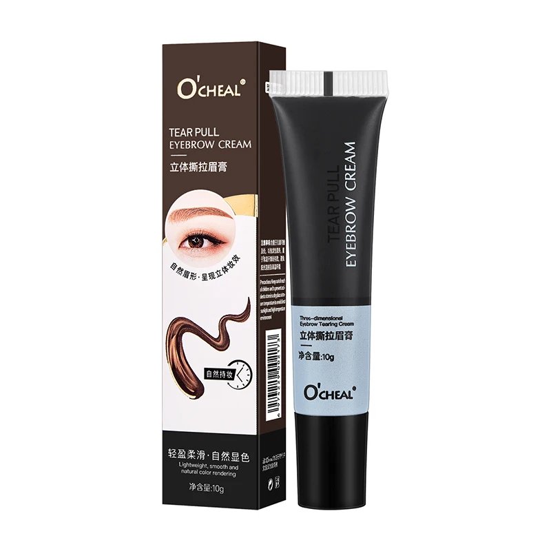 OCHEAL Eyebrow Gel Peel Off Waterproof Long Lasting Eye Cream Coloring Eyebrow Glue Natural Tinting Tattoo Quick Dry Brow Makeup