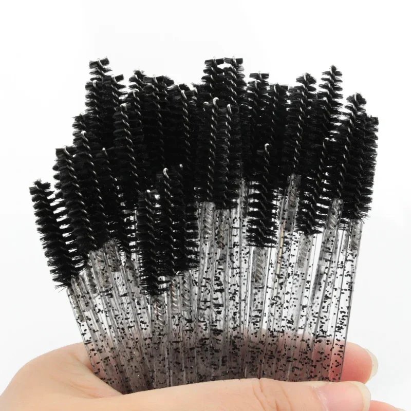 Wholesale 50Pcs Eyelash Brushes Makeup Brushes Disposable Mascara Wands Applicator Spoolers  Lashes Cosmetic Brush Makeup Tools