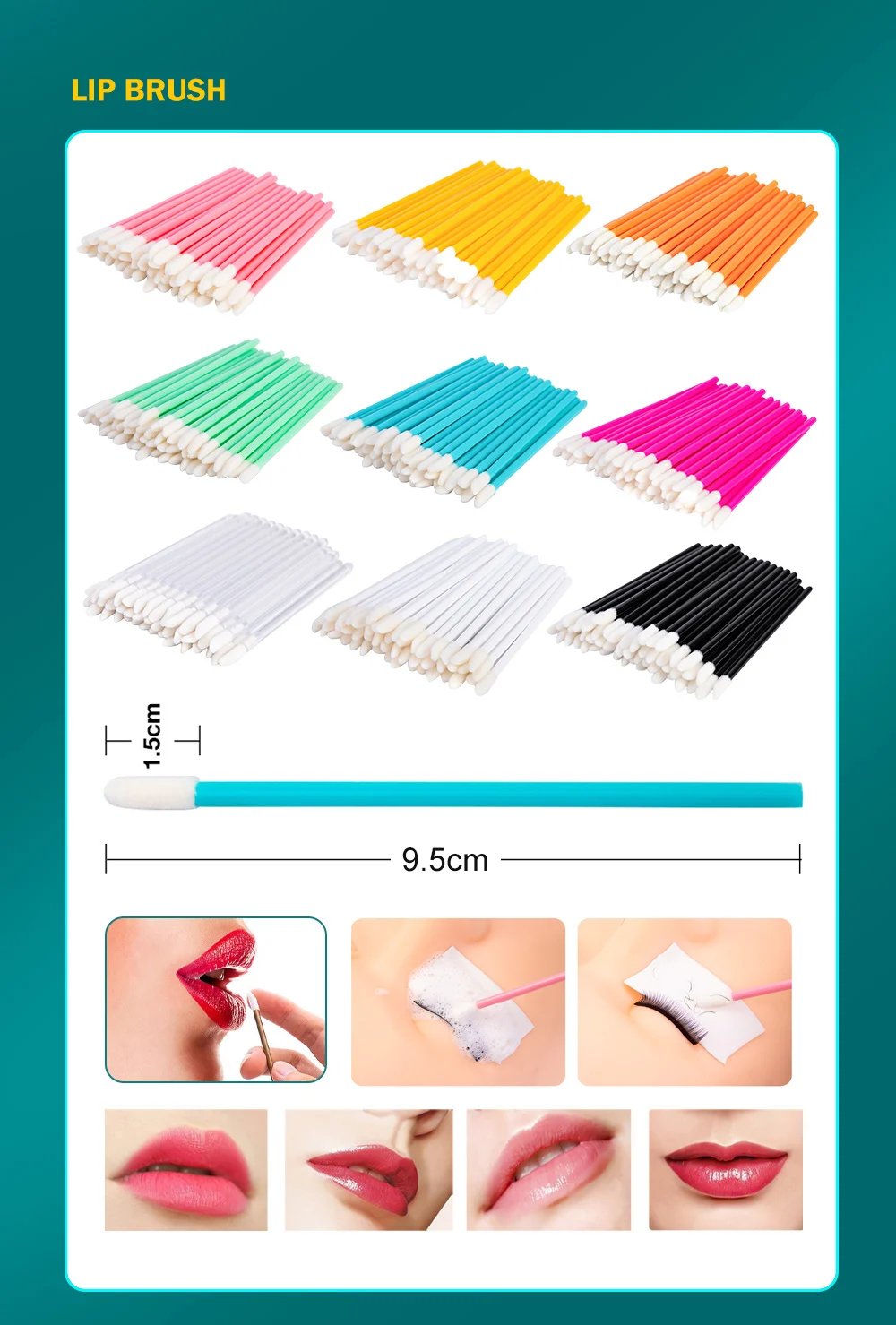 100/20 Disposable Mascara Wands Applicator Eyelash Brush Spoolies for Eye Lash Extension, Eyebrow and Makeup Crystal Cosmetic 100/20 Disposable Mascara Wands Applicator Eyelash Brush Spoolies for Eye Lash Extension, Eyebrow and Makeup Crystal Cosmetic