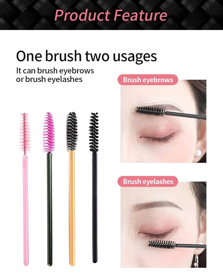 CNK 50Pcs Disposable Crystal Eyelash Brush Mascara Wands Applicator Diamond Rod Makeup Brushes for Women Eyelash Extension Tool CNK 50Pcs Disposable Crystal Eyelash Brush Mascara Wands Applicator Diamond Rod Makeup Brushes for Women Eyelash Extension Tool