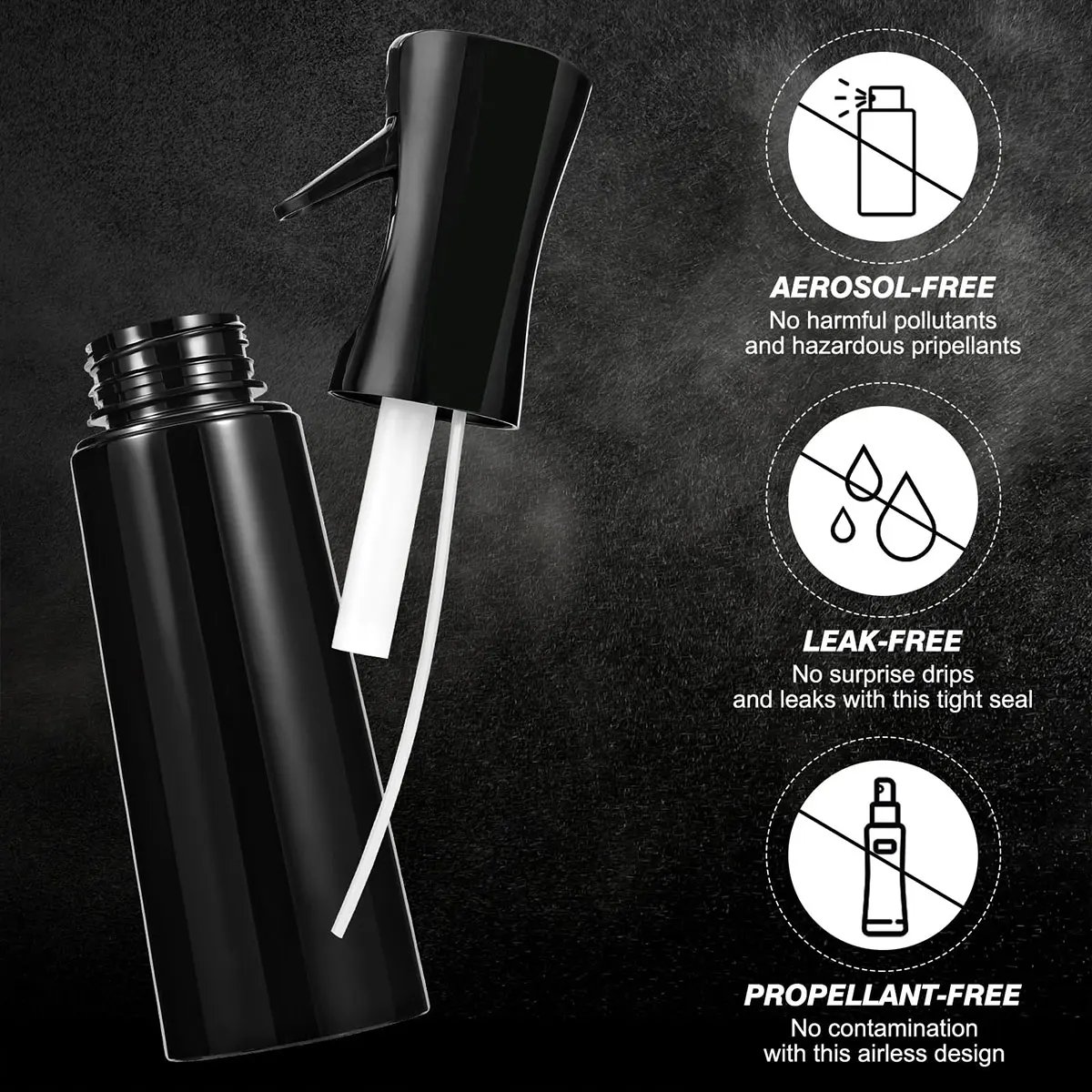 200ml Hair Continuous Spray Bottle Alcohol Bottle Makeup Spray Bottle Fine Mist Water Spray Bottle for Salons Barber Tools -LIU 200ml Hair Continuous Spray Bottle Alcohol Bottle Makeup Spray Bottle Fine Mist Water Spray Bottle for Salons Barber Tools -LIU