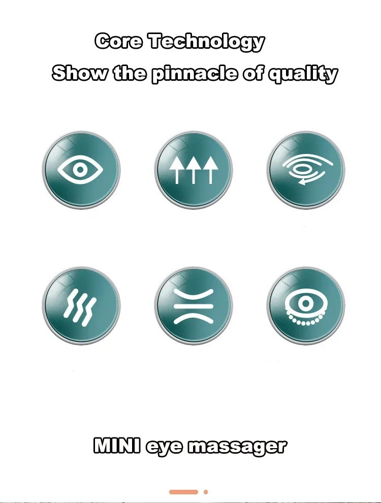 4 in 1 Electric Eye Massager Micro Vibration Facial Beauty Instrument for Relax Eye Dark Circles Eye Bags Puffiness Eye Massage