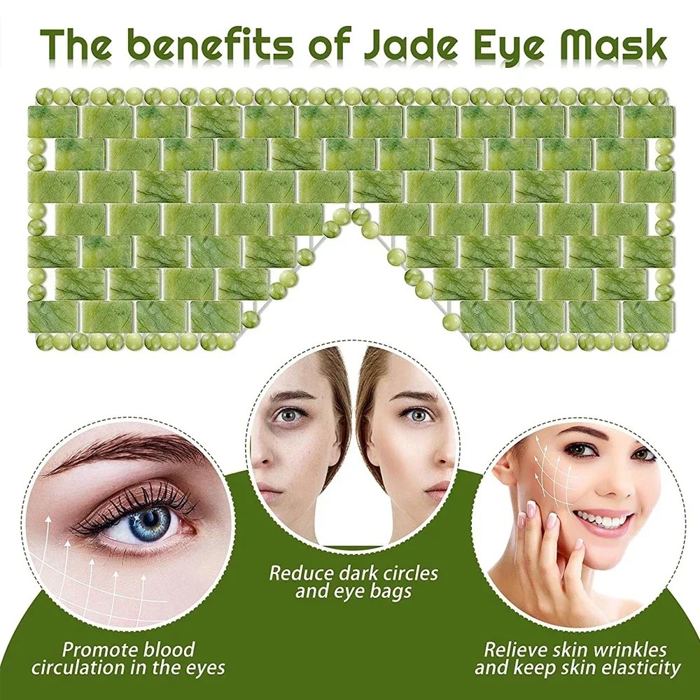 Cooling Jade Eye Mask Massager Natural Jade Eye Mask Eye Eye for Eye Relax Sleep Massager Mask Tools Mask Care Stone Face Sleep Cooling Jade Eye Mask Massager Natural Jade Eye Mask Eye Eye for Eye Relax Sleep Massager Mask Tools Mask Care Stone Face Sleep