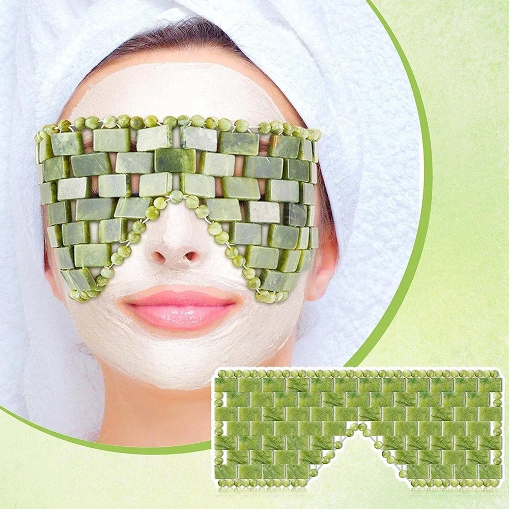 Cooling Jade Eye Mask Massager Natural Jade Eye Mask Eye Eye for Eye Relax Sleep Massager Mask Tools Mask Care Stone Face Sleep Cooling Jade Eye Mask Massager Natural Jade Eye Mask Eye Eye for Eye Relax Sleep Massager Mask Tools Mask Care Stone Face Sleep