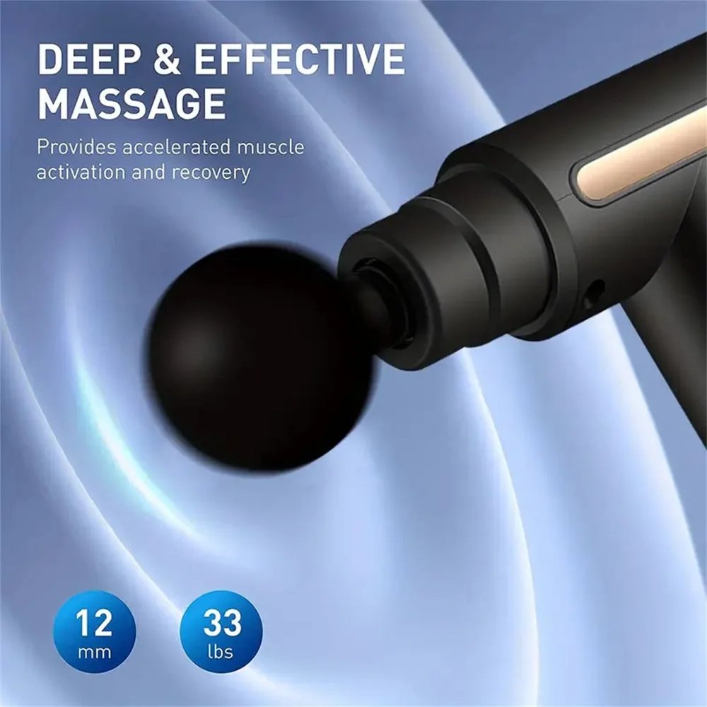 Mini Fascia Gun Vibration Massage Gun For Body Neck Back Deep Muscle Relaxation Fitness Slimming Muscle Relaxation Neckmassage