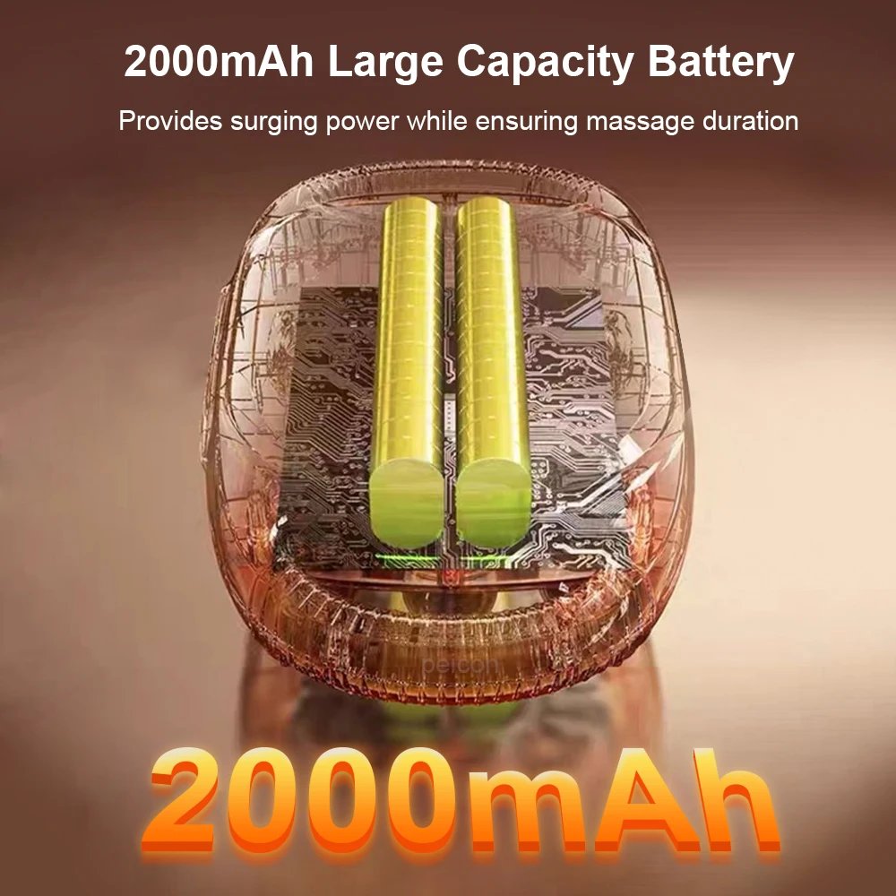 Fascia Gun 6 Heads Massage Gun Muscle Relaxation Electric Massager Body Massage Deep Tissue Muscle Relief Back Leg Neck