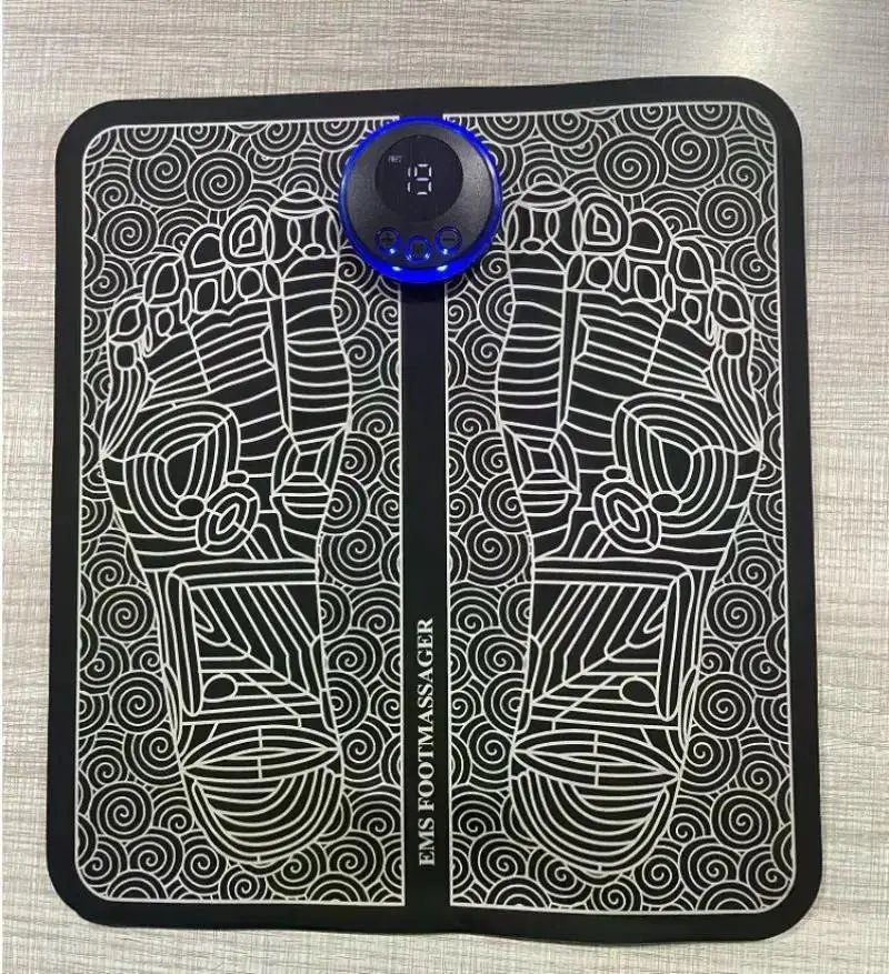 Electric EMS Foot Massager Pad Electrical Muscle Stimulation Foot Massager USB Charging Portable