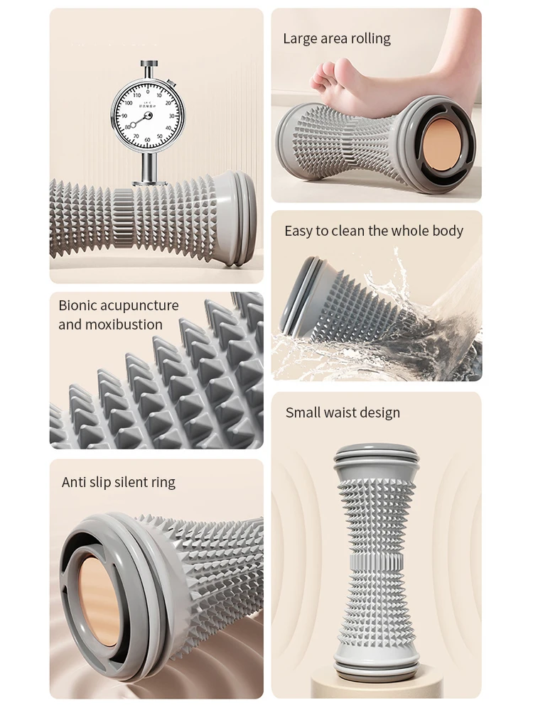1PC Foot Massage Roller, Calf Muscle Relaxation Roller, Decompression Yoga Shaft, Calf And Waist Massage Tool 1PC Foot Massage Roller, Calf Muscle Relaxation Roller, Decompression Yoga Shaft, Calf And Waist Massage Tool