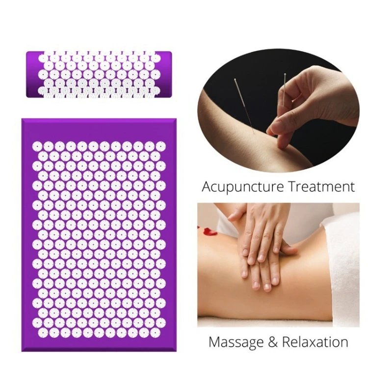 1PC/SET Massager Cushion Acupressure Mat Pillow Relieve Stress Back Pain Massage for Acupuncture Yoga Muscle Relaxation