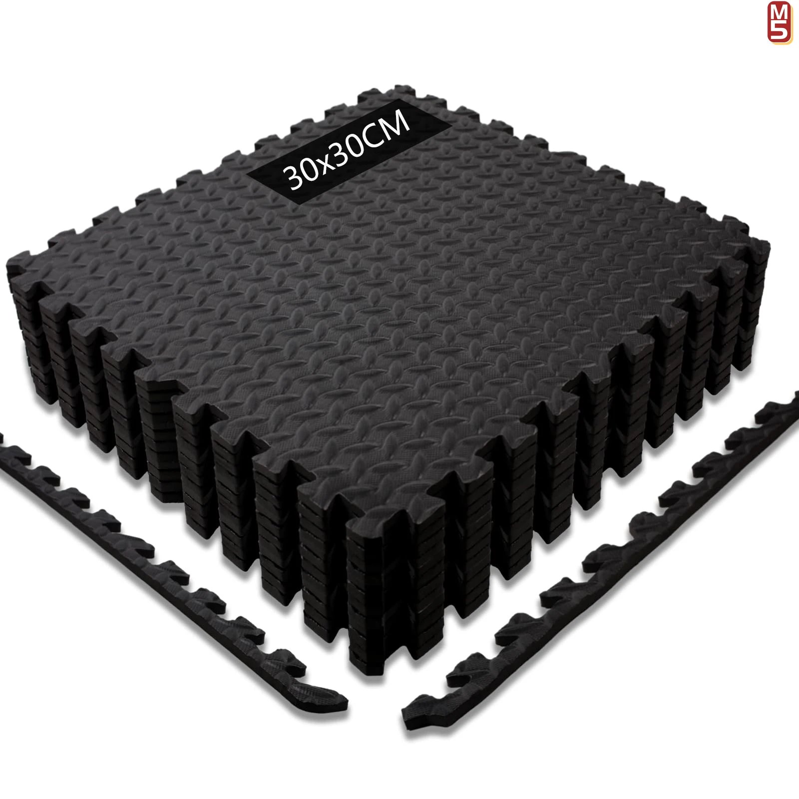 Massage Cushion EVA Foam Puzzle Exercise Mat for Home Gym, Interlocking Gym Floor Mats with Non-Slip Surface Acupressure Mat