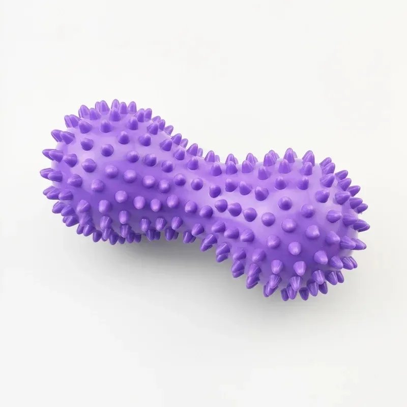 Foot Massage Roller Peanut Double Lacrosse Spiky Ball Myofascial Balls for Plantar Fasciitis Mobility Back Foot Arch Pain Relief