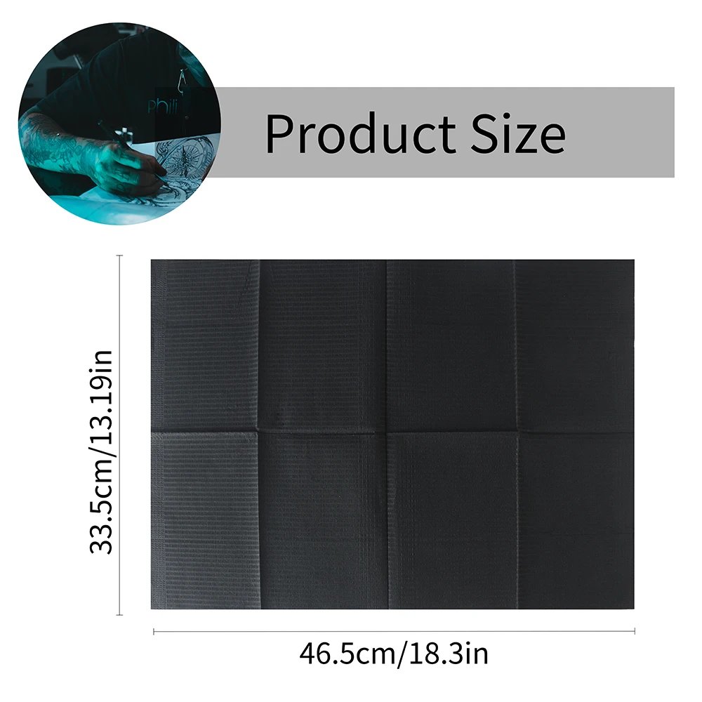 25/50/100pcs Disposable Tattoo Clean Pad Mat Waterproof Paper Tablecloths Double Layer Sheets Tattoo Accessories Napkin Cover