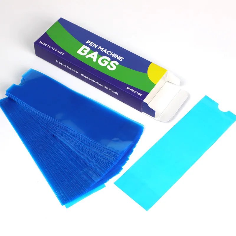 100pcs Tattoo Pen Covers Tattoo Machine Pen Sleeves,Disposable Dustproof Protection Bags For Tattoo Pen Sleeves Tattoo Supplies