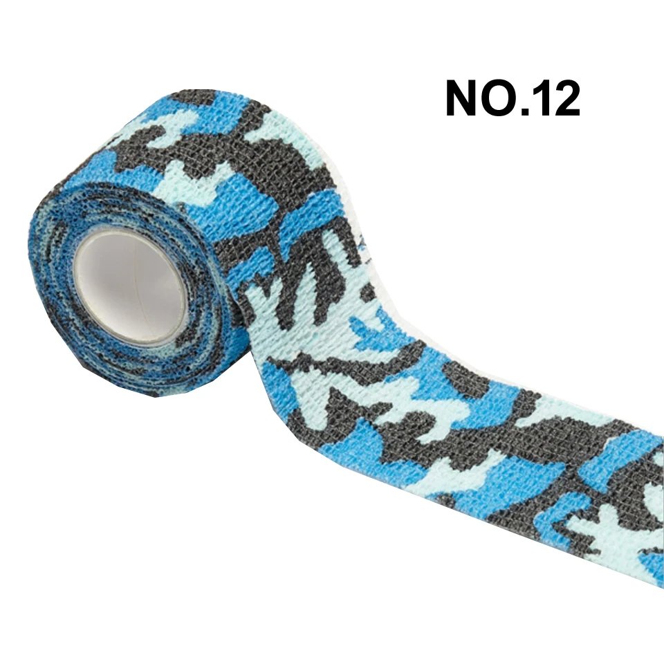 1 Roll Disposable Self-adhesive Flex Elastic Camouflage Bandage Tape For Tattoo Handle Grip Tube Wrap Elbow Stick 5*450