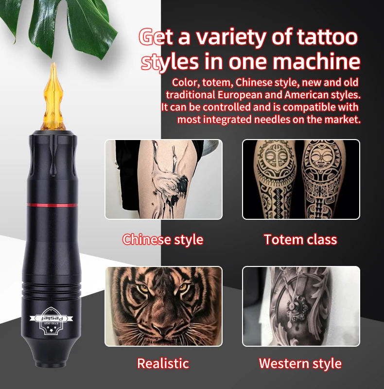 Wireless Tattoo Kit Rotary Tattoo Machine Set with 10PCS Tattoo Cartridge Needles Permanent Makeup Tools for Tattoo Artist Wireless Tattoo Kit Rotary Tattoo Machine Set with 10PCS Tattoo Cartridge Needles Permanent Makeup Tools for Tattoo Artist