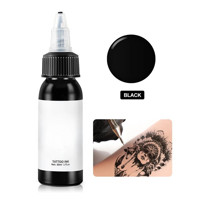 1 Set Hand Poke Pen and Stick Tool Tattoo Needle Holder Tattoo Ink Cup Pigment Glover Grommet Bandage Kit