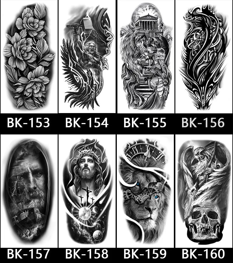 Butterfly Fake Tattoo for Woman Black Flower Tattoo Sketch Tattoo Sticker  Rose Blossom Tattoo Temporary Waterproof