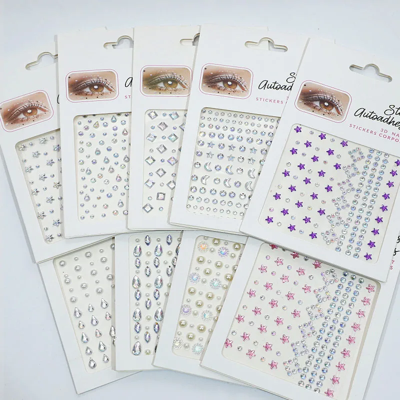 Karsyngirl 1 Sheet Eye Body Face Gems Jewels Rhinestone Stickers Self Adhesive Crystal Rainbow Makeup Diamonds Face Stick Gems Karsyngirl 1 Sheet Eye Body Face Gems Jewels Rhinestone Stickers Self Adhesive Crystal Rainbow Makeup Diamonds Face Stick Gems