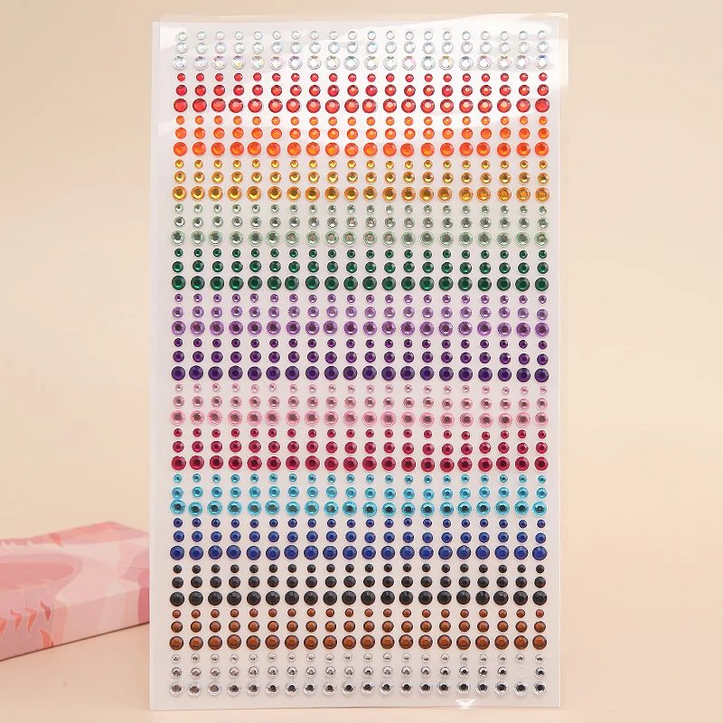 Colorful Makeup Festival Jewels Nail Gems Diamonds Adhesive Glitters for the Rhinestone Face Temporary Tattoos Body Stickers