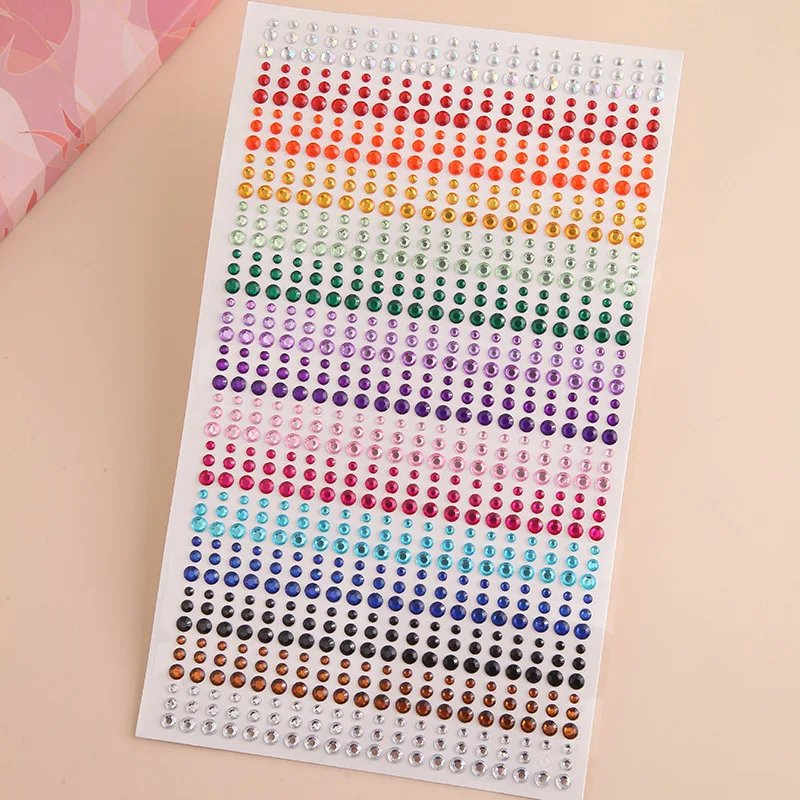 Colorful Makeup Festival Jewels Nail Gems Diamonds Adhesive Glitters for the Rhinestone Face Temporary Tattoos Body Stickers