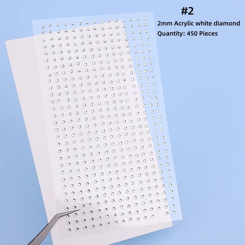 Mix 2mm/3/mm4mm Hair Pearls Stick on Self Adhesive Pearls Stickers Face Pearls Stickers for Hair Face Makeup Nail DIY Crafts