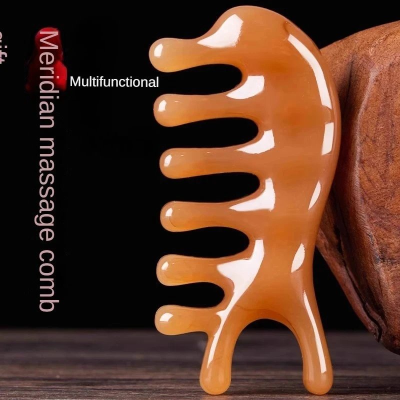 Skin Scraping Resin Guasha Massage Board Face Eye SPA Massager Plate ​For Neck Back Body Legs Hands Promote Blood Circulation