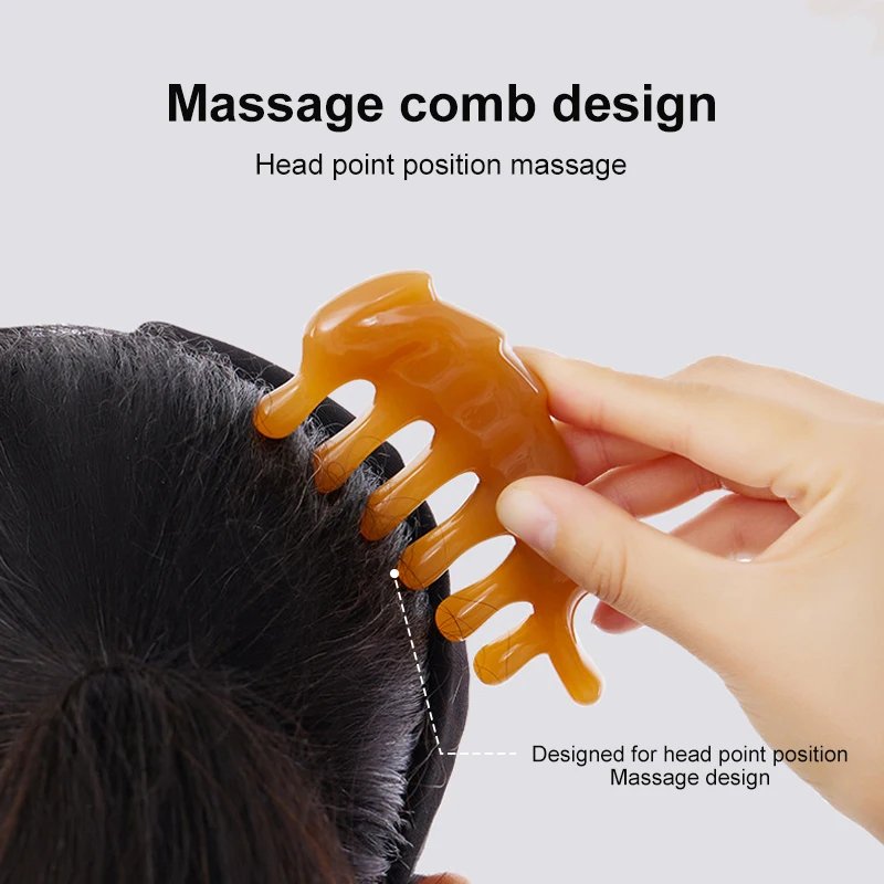 Skin Scraping Resin Guasha Massage Board Face Eye SPA Massager Plate ​For Neck Back Body Legs Hands Promote Blood Circulation