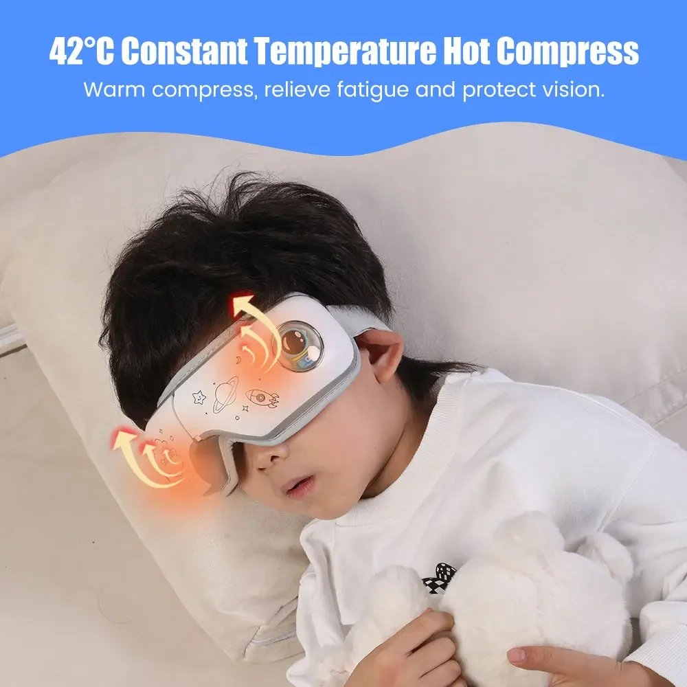 Eye Massager 6D Smart Airbag Vibration Bluetooth Eye Care Instrument Hot Compress Bluetooth Eye Massage Glasses Fatigue Pouch Eye Massager 6D Smart Airbag Vibration Bluetooth Eye Care Instrument Hot Compress Bluetooth Eye Massage Glasses Fatigue Pouch