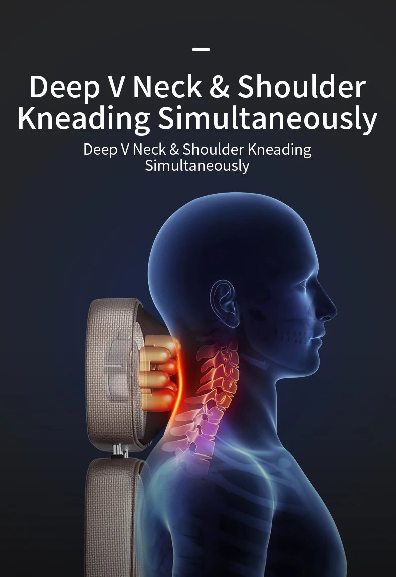 Upgrade Electric Full Body Massage Chair Neck Back Waist Leg Infrared Heating Vibration Kneading Shiatsu Cushion Seat Relaxation