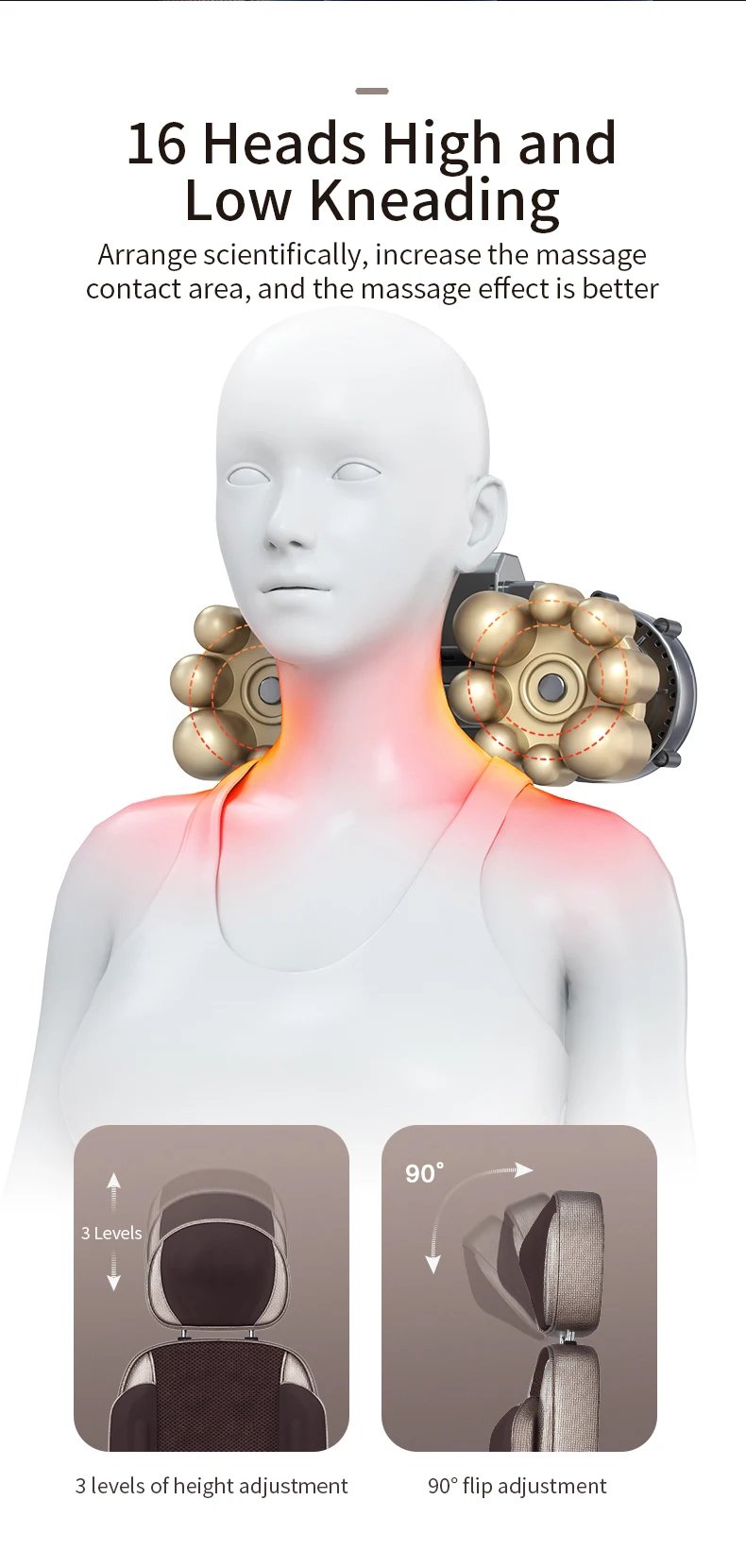 Upgrade Electric Full Body Massage Chair Neck Back Waist Leg Infrared Heating Vibration Kneading Shiatsu Cushion Seat Relaxation