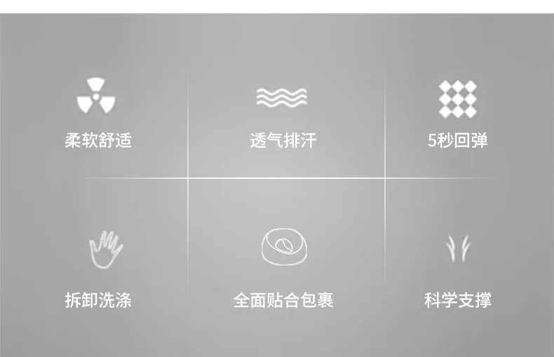 Ergonomics Lying Down Pillow Memory Foam Breathable Head Rest Support Pillow Body Massage Face Rest Pillow for Beauty Salon