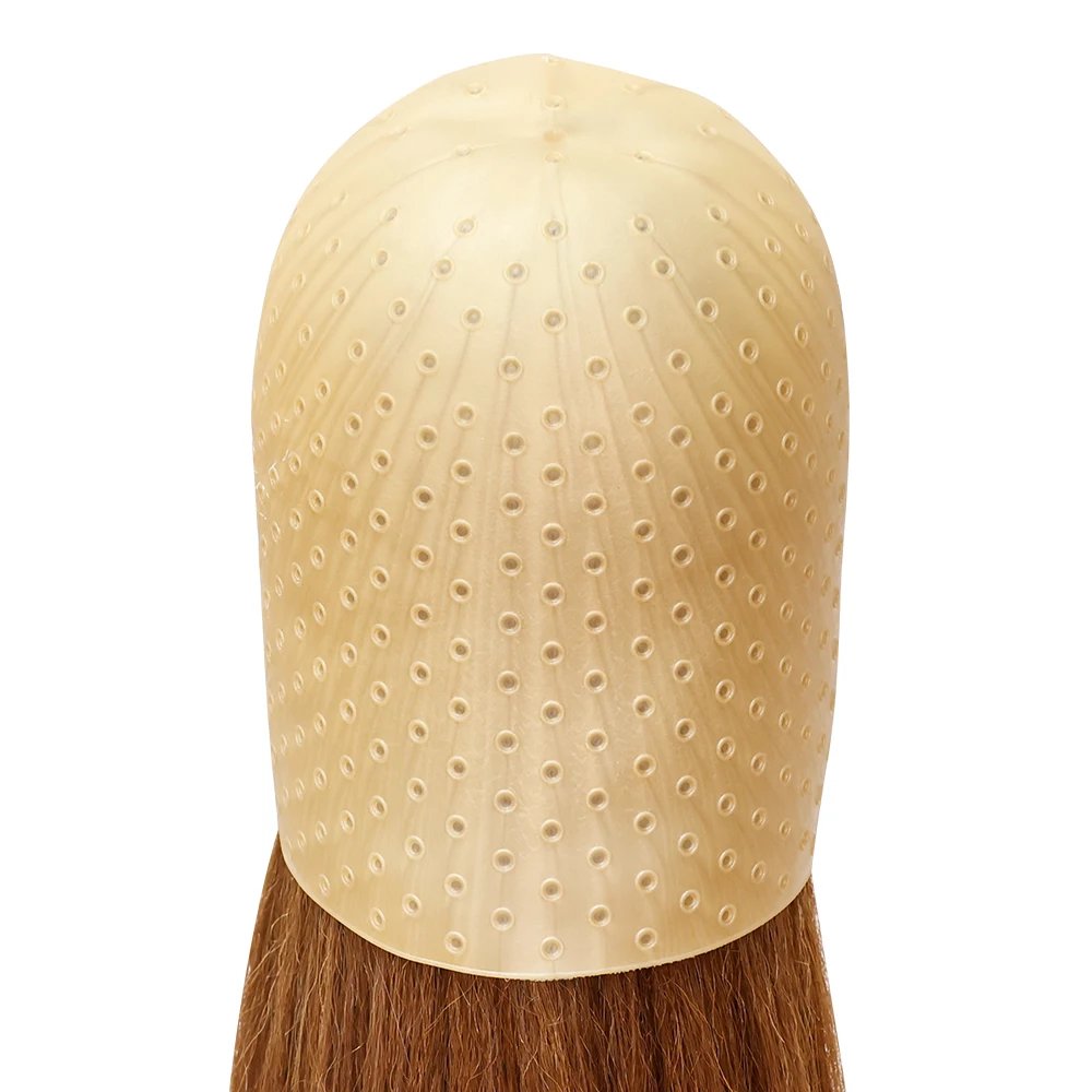 Silicone Hair Coloring Cap Hook Needle Set Professional Color Dye Highlighting Reusable Tools Frosting Dyeing Salon Beauty