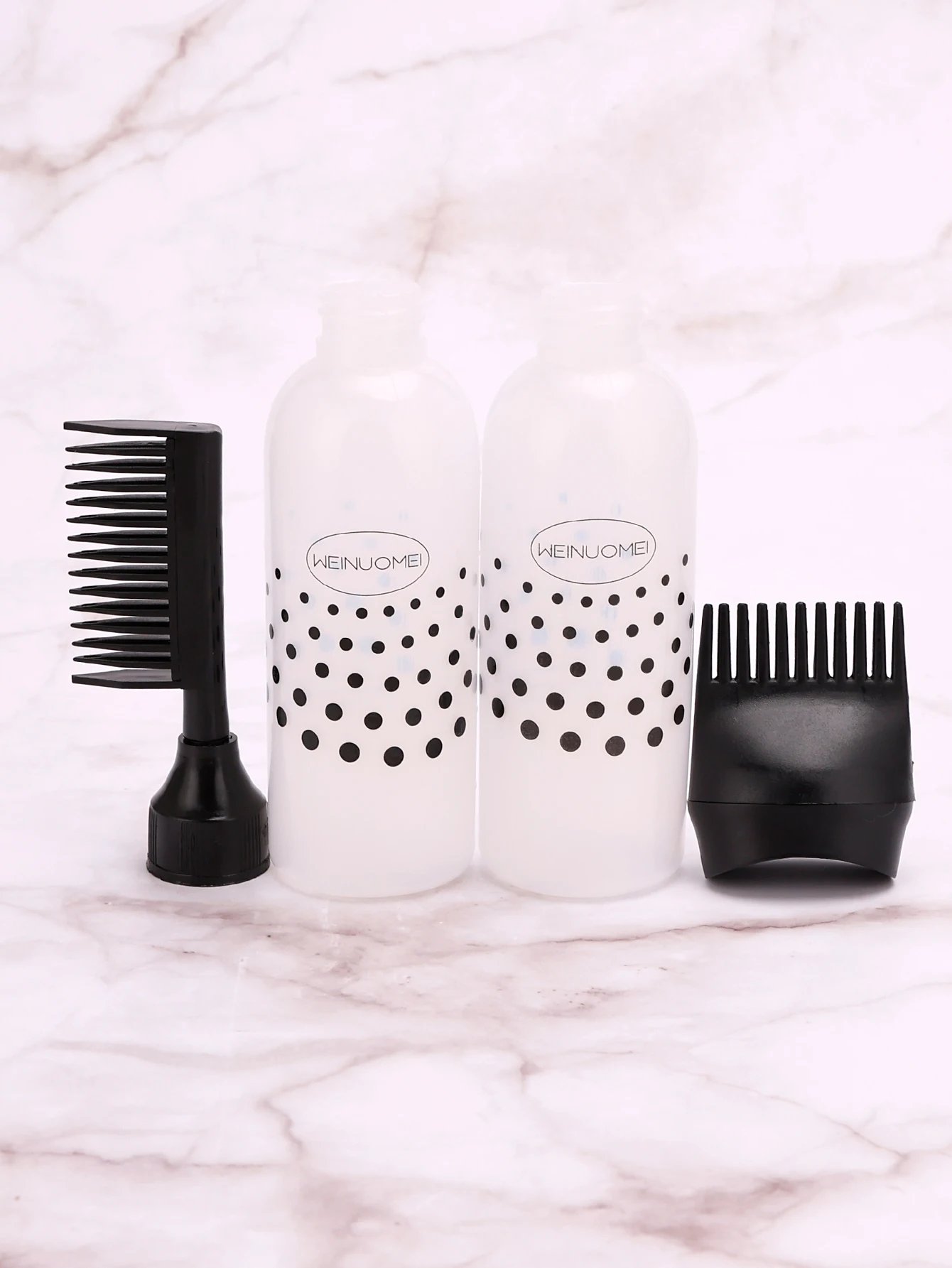 Professional Hairdressing Hair Coloring Set Salon Dyeing Comb Bottle Empty Applicator Bottles Barbershop Styling Dye Supplies
