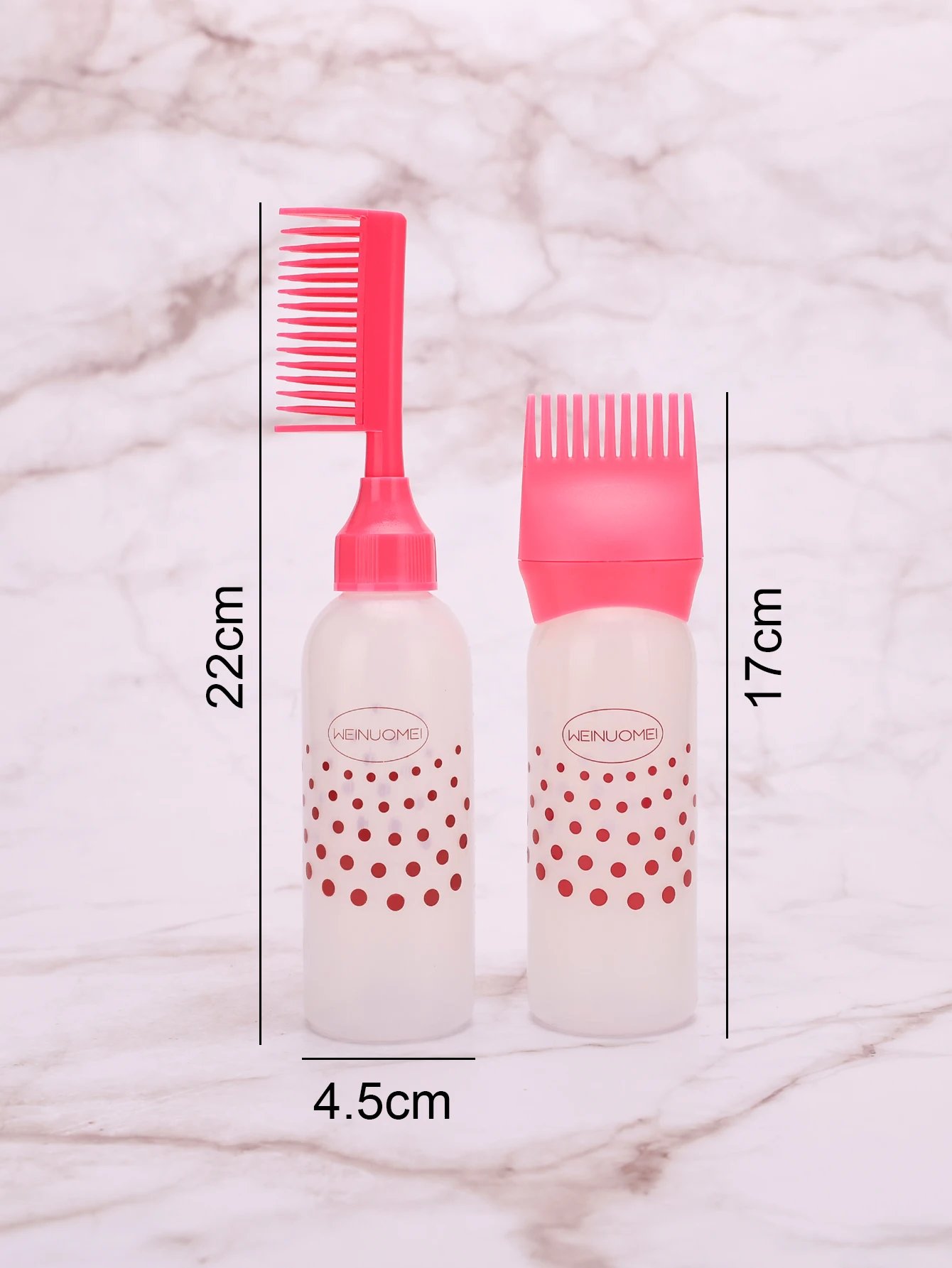 Professional Hairdressing Hair Coloring Set Salon Dyeing Comb Bottle Empty Applicator Bottles Barbershop Styling Dye Supplies